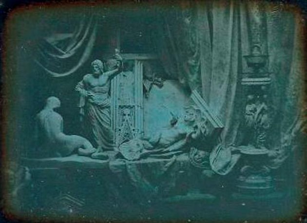 Kynvartskou daguerrotypii daroval kancléi Metternichovi Louis Mandé Daguerre.