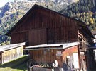 ké hospodáské stavení ve Feichtenu v údolí Kaunertal