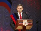 Nový prezident Doncké lidové republiky Alexandr Zacharenko sloil v úterý