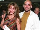 Brooke Shieldsová a Andre Agassi v roce 1997