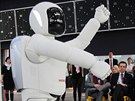 Science centrum Techmania v Plzni m na pr dn zapjen dva roboty Asimo...