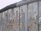 Zachovaný zbytek Berlínské zdi na Bernauer Strasse, současný stav
