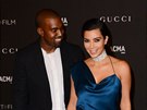 Kanye West a Kim Kardashianová na LACMA Art + Film Gala (Los Angeles, 1....