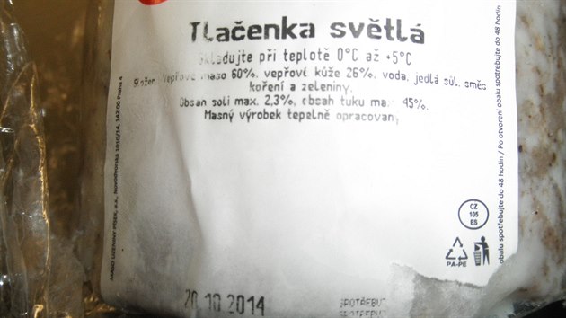 Kontrola v pbramsk prodejn odhalila nkolik masnch vrobk s odstrannm datem pouitelnosti i minimln trvanlivosti