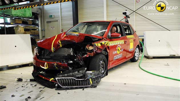 Crashtest koda Fabia