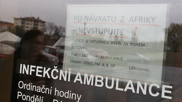 V Jihlav maj na dvech nemocnice i jasn vzkaz pro ppadn pacienty, kte se vrtili z Afriky.