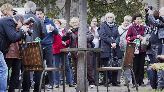 Lavika Václava Havla v Plzni.