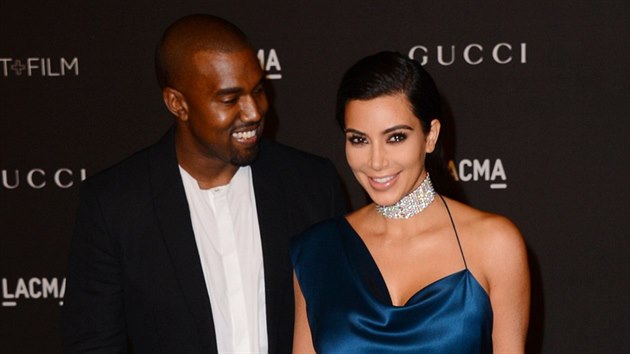 Kanye West a Kim Kardashianov na LACMA Art + Film Gala (Los Angeles, 1. listopadu 2014)