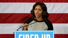 Do volební agitace se zapojila i první dáma USA Michelle Obamová (1. listopadu...