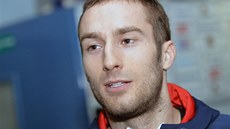 Úto�ník Petr Pohl na srazu hokejové reprezentace.
