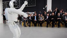 Science centrum Techmania v Plzni má na pár dní zapjené dva roboty Asimo...