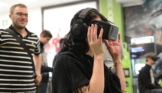 Pedvádcí akce technologie Oculus Rift