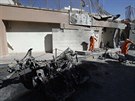 Auto vybuchlo poblí ambasády Spojených arabských emirátu v Tripolisu (13....