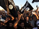 Píznivci islamist v Benghází (21. záí 2012)