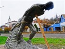 Lankrounská socha Tomáe Otoupala Osud Sudet se váe ke vztahm mezi echy a...