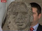 Odhalení busty V.Havla v USA