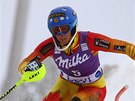 Marie-Michele Gagnonová ve slalomu v Levi.