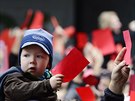 Atmosféra na protestní akci nazvané Chci si s vámi promluvit, pane prezidente...