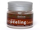 Tlový peeling okoláda od Saloos obsahuje kakaové boby, moskou sl a kokosový...