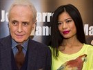 Tenorista José Carreras a houslová virtuoska Vanessa Mae v Praze