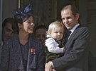 Monacká princezna Caroline, její syn Andrea Casiraghi se svým synem Sachou...