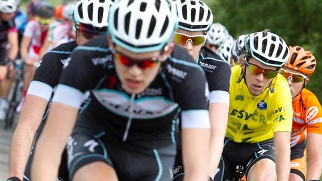 Australský cyklista Samuel Spokes, vítz Závodu míru junior v dresu týmu