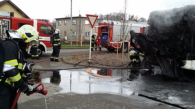 Por autobusu v Pardubicch Doubravicch.