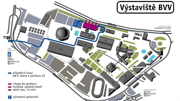 Plnek Vstavit v Brn s oznaenm pavilonu G2, kde se v sobotu 15. 11. kon charitativn Jarmark OnaDnes.cz.