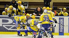 Utkání 20. kola hokejové extraligy: PSG Zlín - HC Verva Litvínov, 14. listopadu...