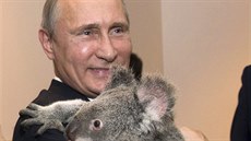 Úsměv na tváři ruského prezidenta tak vyloudila jen roztomilá koala (15....