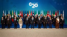 Účastníci summtu G20 v Austrálii (15. listopadu)