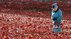 Instalaci vl�ích mák� nav�tívila i královna Al�b�ta II.