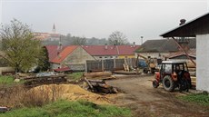 Toto je místo, odkud létaly st�ely z vybuchlého muni�ního skladu.