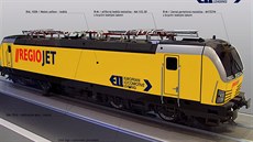 Pronajaté lokomotivy Siemens Vectron získají lutý firemní nátr RegioJet podle...