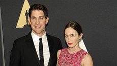 John Krasinski a Emily Bluntová (Los Angeles, 8. listopadu 2014)