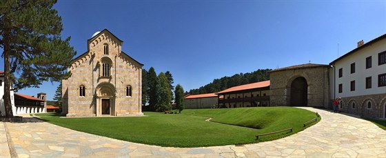 Celý areál kláštera Visoki Dečani je i díky štědrým dotacím a zapsáním na...