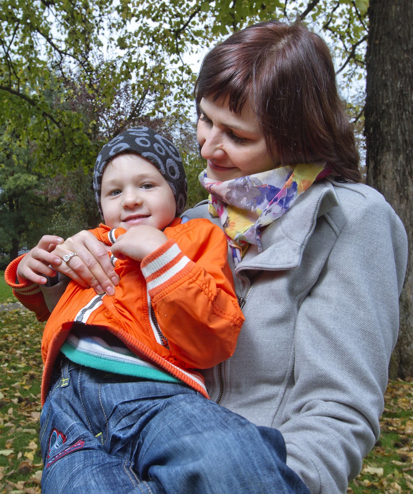 Jana Kare�ová se synem Adamem