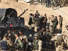 Irátí vojáci spolu s kurdskými bojovníky v provincii Dijála (19. listopadu...
