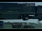Epic World-Record Truck Jump by EMC and Lotus F1 Team