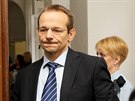 Bývalý zpravodajec Jan Pohnek ped zaátkem jednání Obvodního soudu pro Prahu...