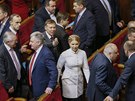 Na první schzi ukrajinského parlamentu dorazila i expremiérka Julija...