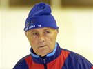 Ruský hokejový trenér Viktor Tichonov. 