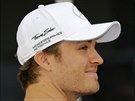 Nico Rosberg ped závodem formule 1 v Abu Zabí.