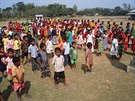 Zahájení kolního dne v Bangladéi