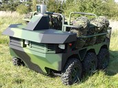 Prototyp českého vojenského robotického vozidla TAROS V2 ve verzi 6x6.