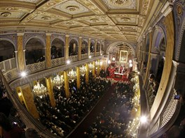 Pape na návtv v Turecku. (28. listopadu 2014)