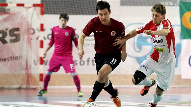 Z futsalovho derby Slavia vs Sparta