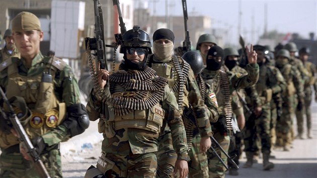 Irácké bezpečnostní síly v Bagdádu (19. listopadu 2014).