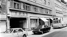 Podoba televizního studia Typos v 70. letech minulého století.