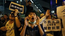 Centrum Hongkongu stále �okupují� demonstranti, by� u� je jich o poznání mén�...